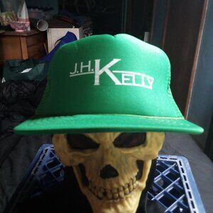 Deadstock Vintage J.H. Kelly Engineering Rope Snap Trucker Hat Cap